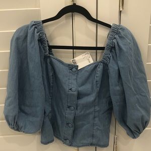 Denim Blouse